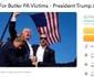 Strângere de fonduri pentru victimele atacului împotriva lui Trump