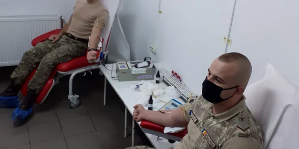 Recoltare sânge în urma exploziilor de la Crevedia. FOTO Centrul de Transfuzii din Dâmbovița