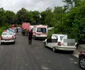 Accident straniu într-un sat din Vâlcea - o maşină cu trei pasageri printre care şi un copil a plonjat într-un lac Foto Adevărul
