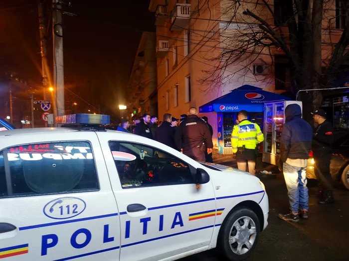 Scandal în apropierea căminelor studențești din Galați FOTO: C. Mazilu