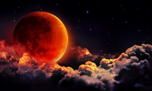 Eclipa de Luna de pe 14 martie 2025 : foto Shutterstock jpg