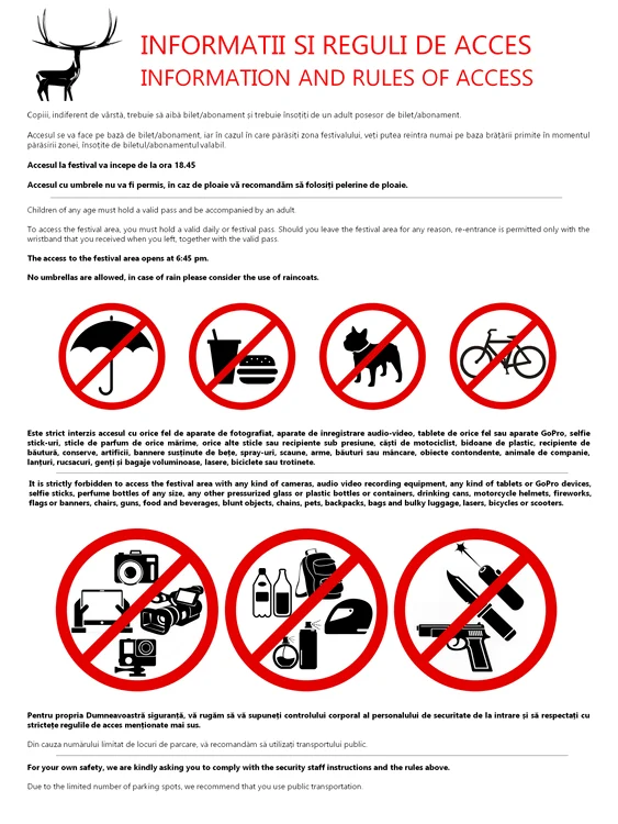 Regulamentul Festivalului Cerbul de Aur 