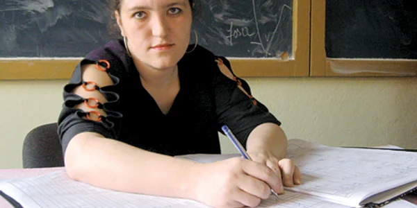 Loredana Farcaş, profesoară la Liceul „Alexandru Pop”, spune că a trecut note în catalog pentru că nu a primit informare oficială despre grevă