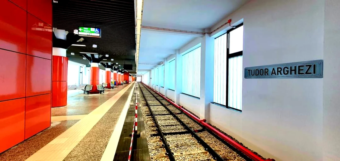 Stația de metrou Tudor Arghezi   SURSA Facebook 