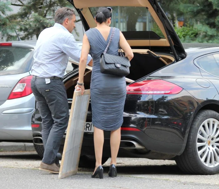 Portbagajul Brigittei s-a dovedit neîncăpător pentru tablourile cumpărate