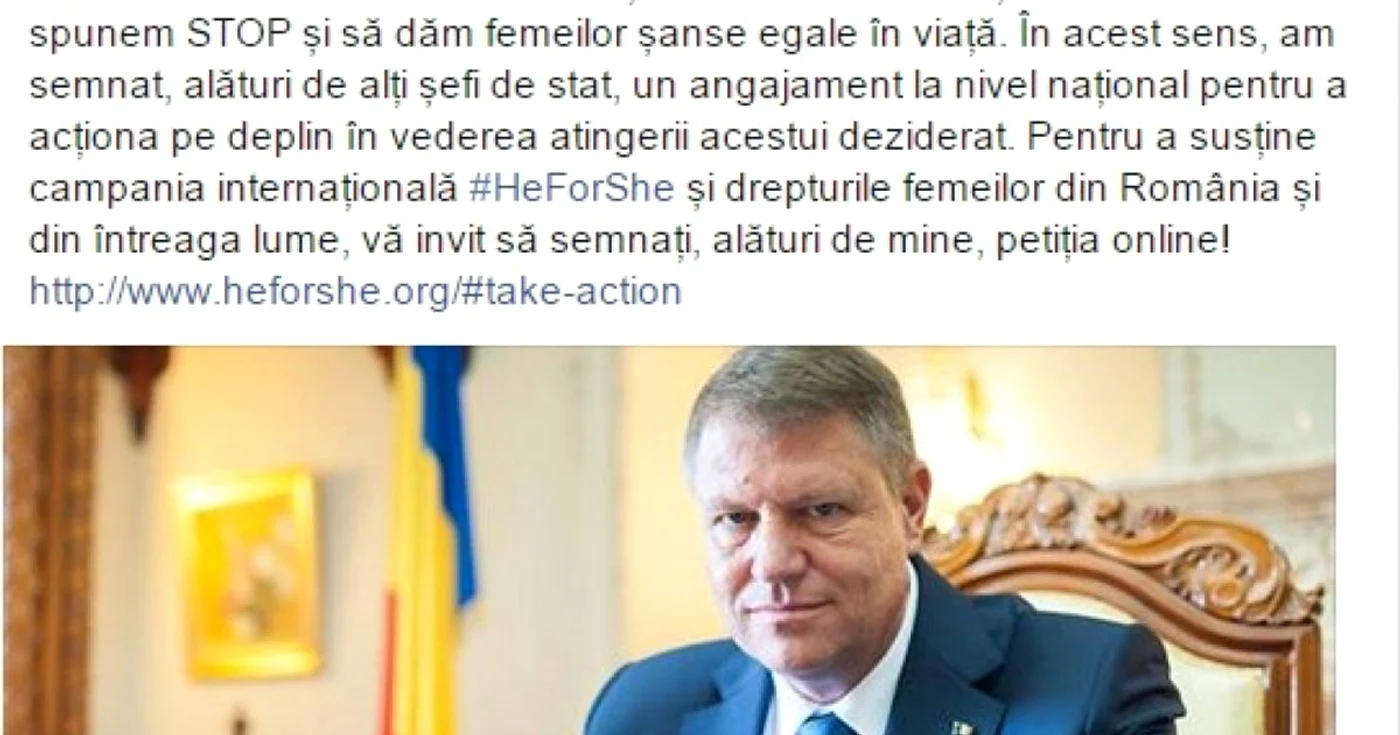 Iohannis HeForShe