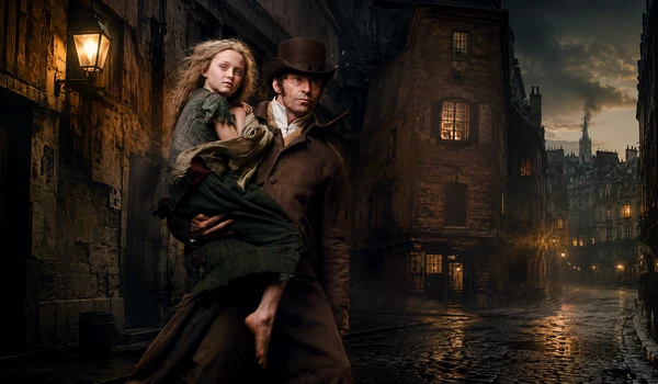 Jean VAljean si cosette png