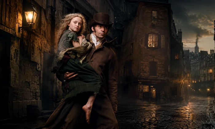 Jean VAljean si cosette png