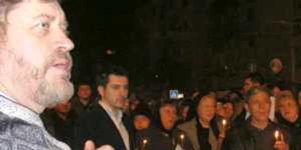 În principalele intersecţii din cartierul Dorobanţi au fost citite rugăciuni