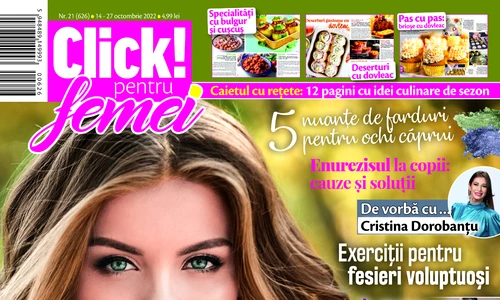 A aparut cea mai noua editie a revistei „Click! pentru femei‟! nr  21 2022 jpeg