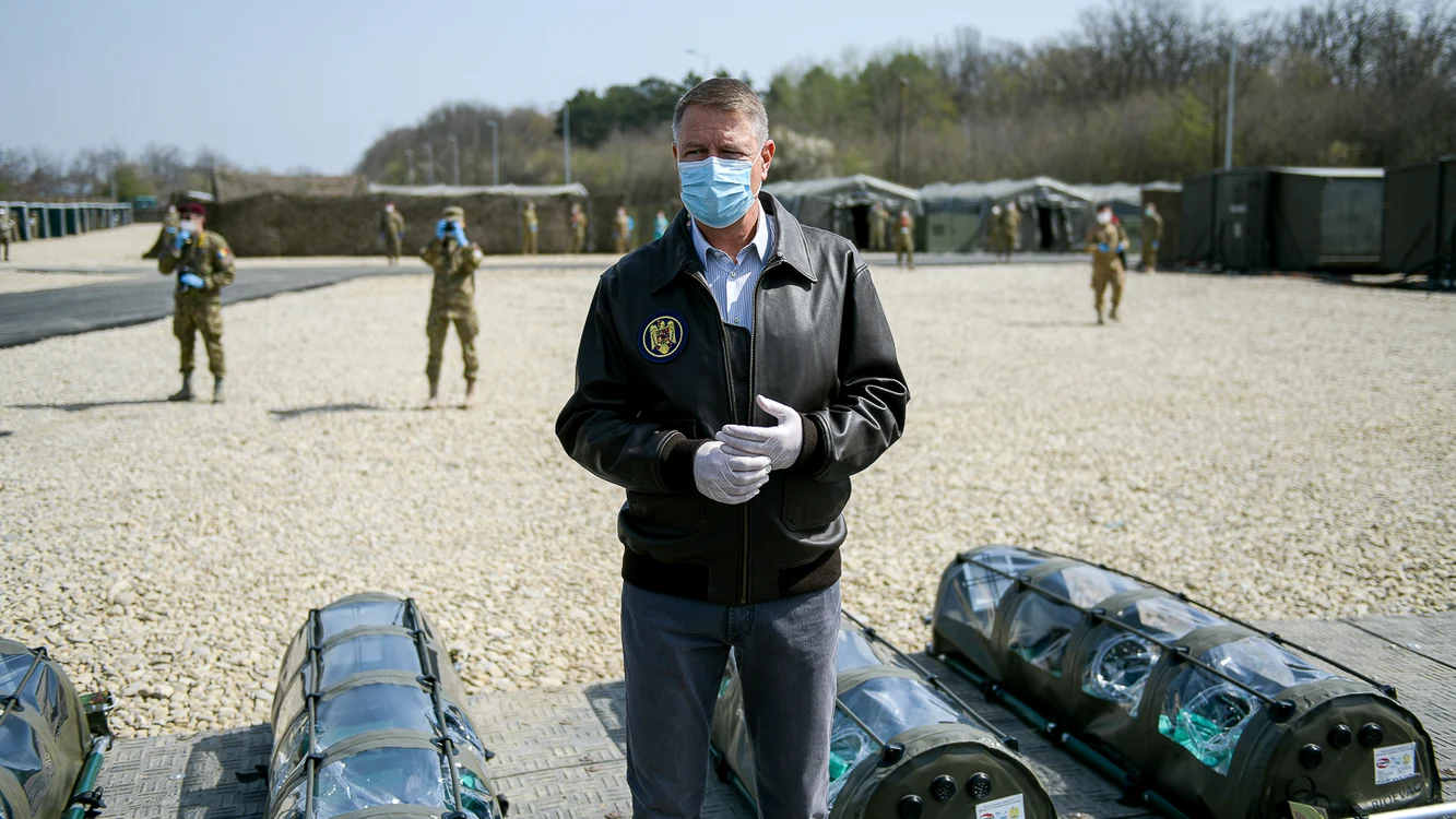 3 klaus iohannis inspectie spital de campanie militar criza coronavirus 4 jpg jpeg