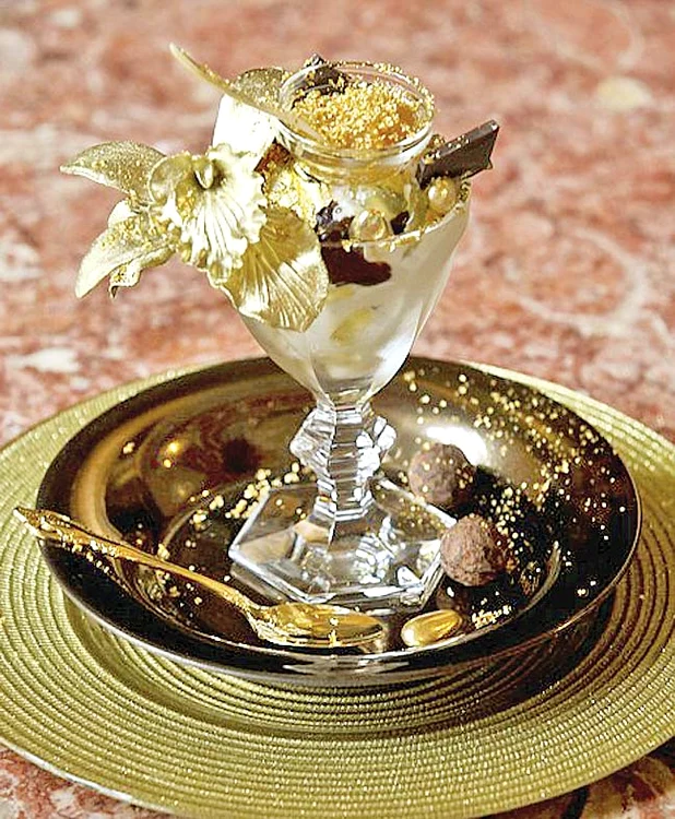 Golden Opulence Sundae
