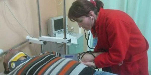 Victima, rănită grav, s-a prezentat singură la UPU