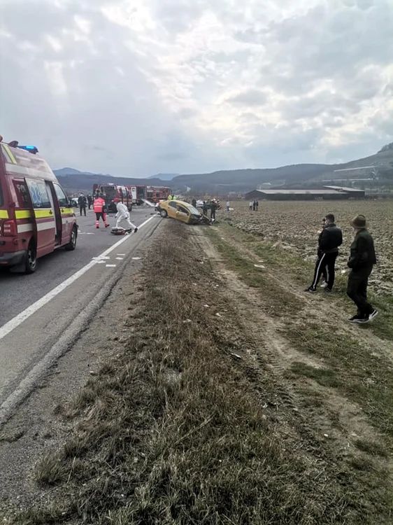 Accident rutier cu trei morţi pe DN 1 în Sibiu Foto Info trafic jud Sibiu