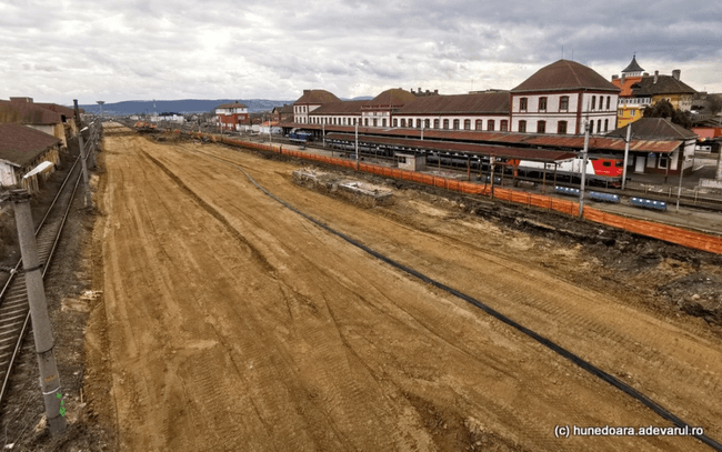 Gara Simeria, aprilie 2021. Foto: Daniel Guţă. ADEVĂRUL