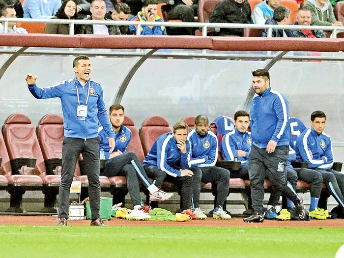 
    Antrenorul stelist poate disputa diseară pe Arena Naţională,  contra celor de la Botoşani, partida de despărţireFoto: Mediafax  