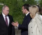 Emmanuel Macron s-a întâlnit cu Vladimir Putin la Sankt Petersburg în Rusia FOTO EPA-EFE