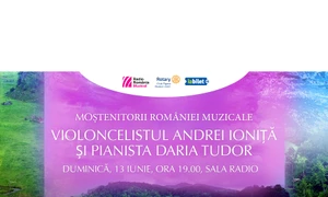 „Moștenitorii României muzicale”: la Sala Radio, recital susținut de violoncelistul Andrei Ioniță și de pianista Daria Tudor jpeg