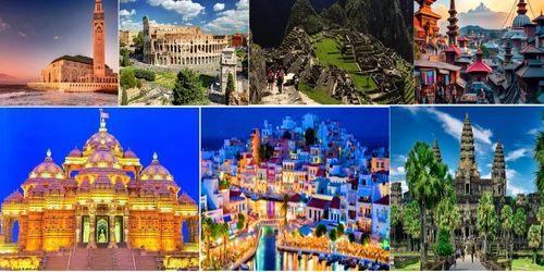 Top 10 destinații culturale mondiale ale lui 2025 potrivit TripAdvisor Colaj