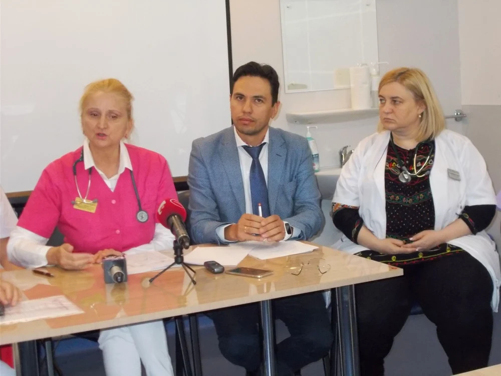 Conducerea spitalului din Călăraşi a oferit explicaţii în legătură cu incidentul petrecut luni după-amiază FOTO I.S.
