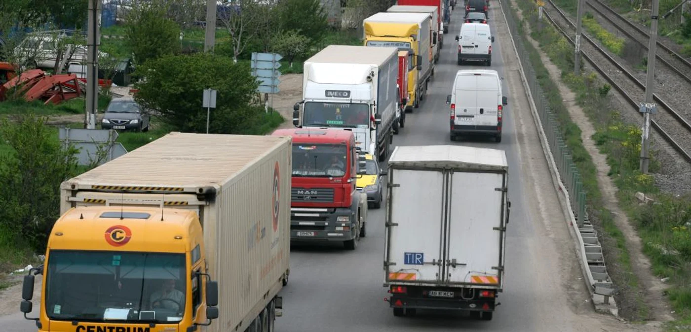 Numai anumite transporturi cu autovehicule de mare tonaj mai sunt permise
