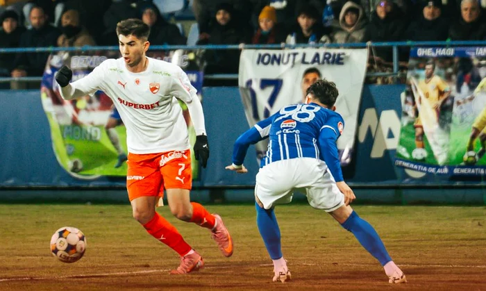 Dinamovistul Musi a șerpuit prin apărarea dobrogeană   FOTO Facebook Dinamo