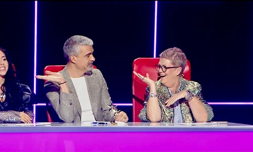 Bibi, Aurelian Temișan și Crina Mardare, în juriu la Vedeta familiei foto: TVR 