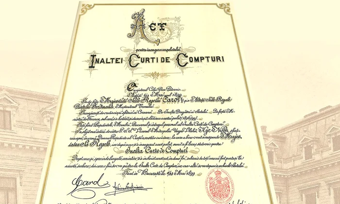 „Palatul Înaltei Curţi de Conturi şi ctitorul său, George I. Lahovari – 125 de ani“