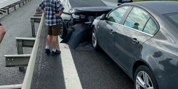 Tamponări pe A1 FOTO ISU Giurgiu