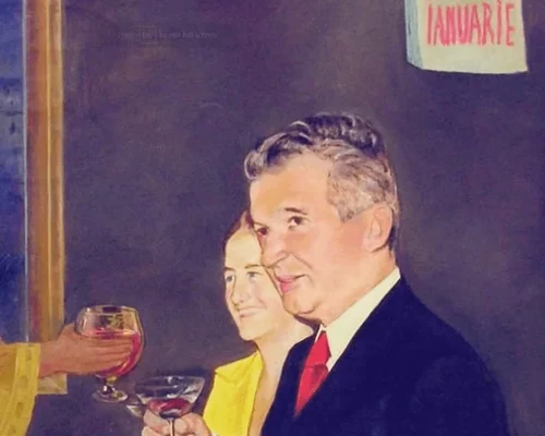 ceausescu caricaturizat png