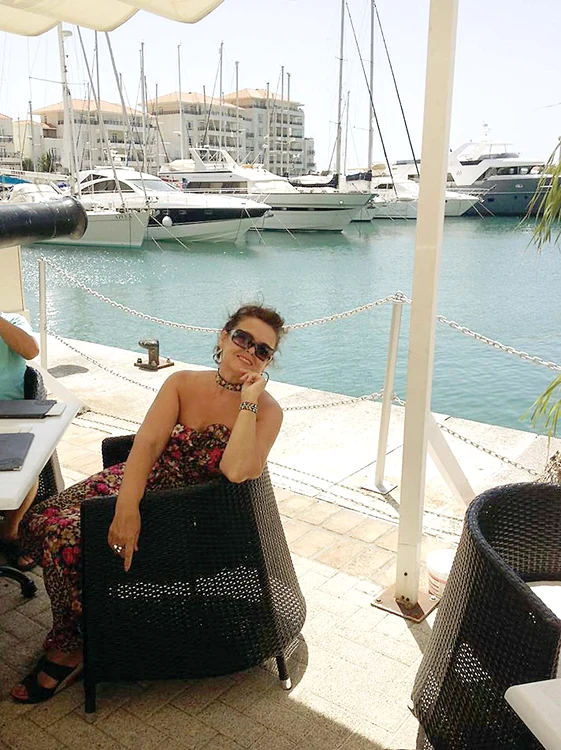 Lucia Lazăr a fost  încântată de sejurul  petrecut cu iubitul ei