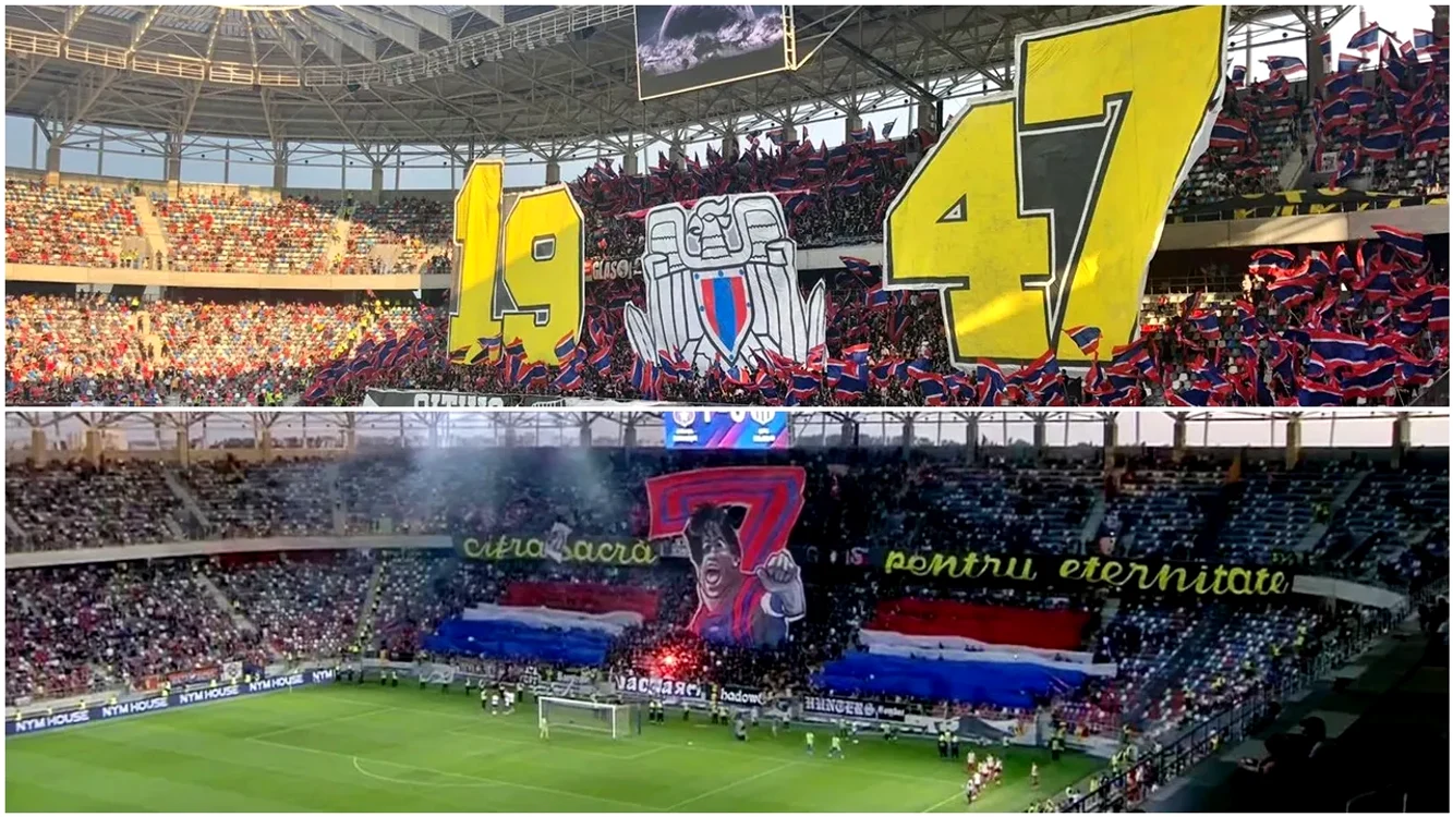 Fanii Stelei, replici dure pentru FCSB și Dinamo. Foto ProSport