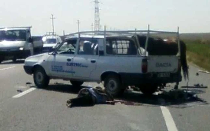 Accident cu o victimă pe E 85