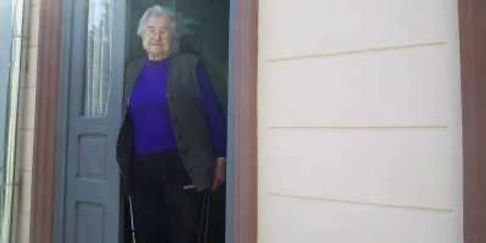 Stana Turcoianu a primit casa de pe Braşoveni pe 2 noiembrie 1972, când a rămas văduvă FOTO: NICOLETA BUTNARU