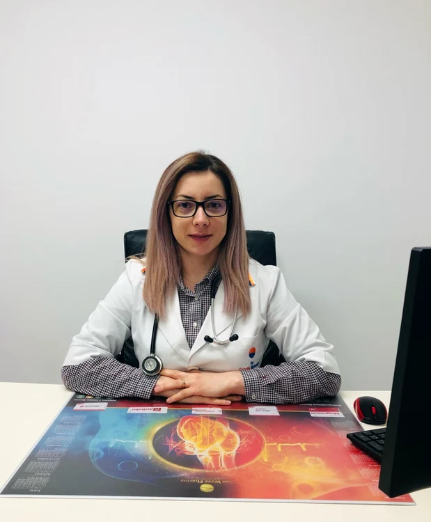 Dr. Adina Cîmpan este medic cardiolog la SJU Zalău FOTO Arhivă personală