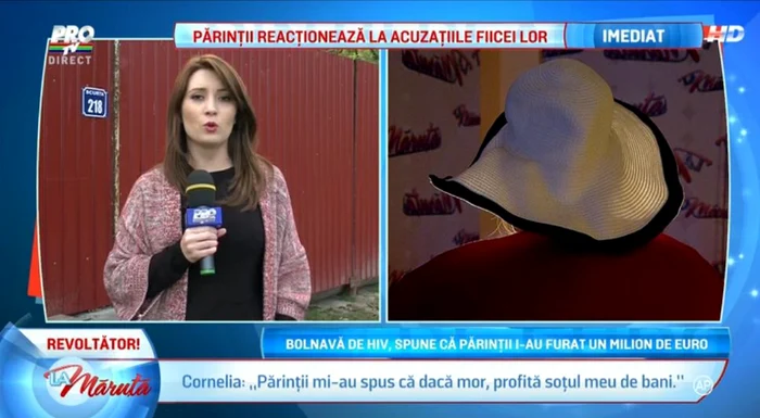 Tânăra seropozitivă (dreapta) nu a dorit să-şi dezvăluie identitatea