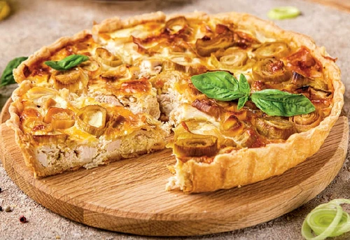 quiche cu pui si praz jpg
