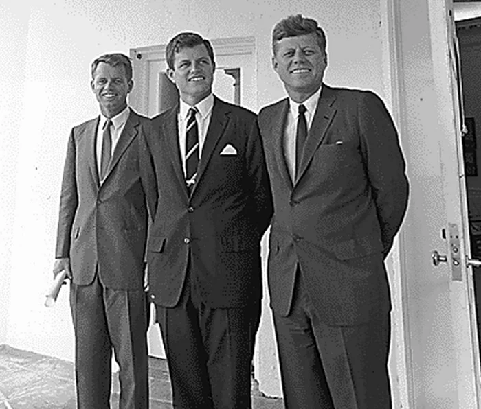 Edward Moore Kennedy, Robert F. Kennedy și JFKFoto: AFP