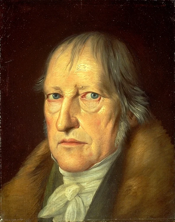 Hegel, portret de Jakob Schlesinger. Foto wikipedia