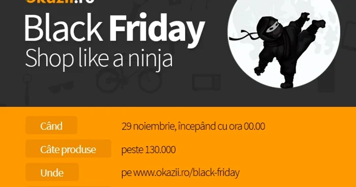 Okazii.ro se ţine de ora exactă a Black Friday.