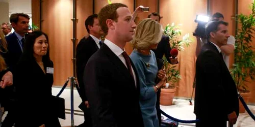 Mark Zuckerberg parasind Parlamentul European FOTO EPA-EFE