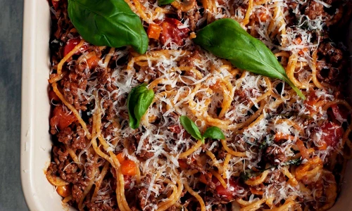 Cele mai bune spaghete bolognese la cuptor jpeg