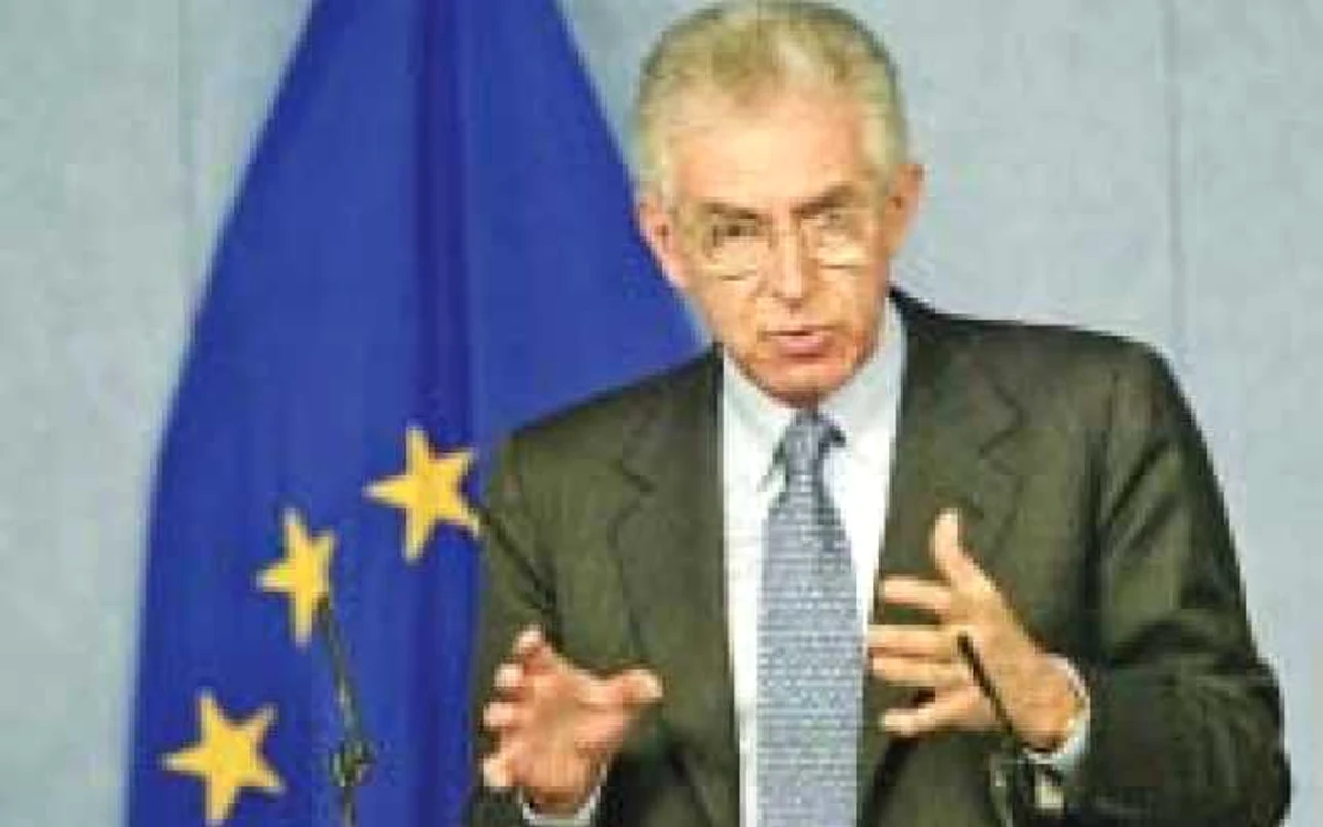 Mario Monti, fost comisar european, succesorul lui Berlusconi