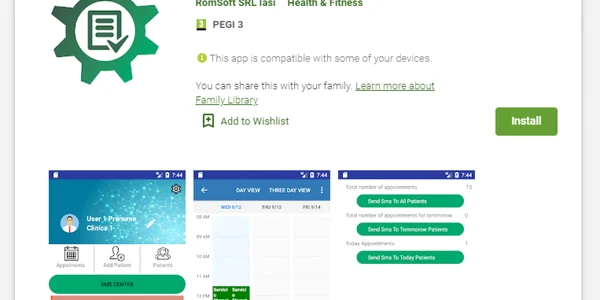 Aplicaţia EMIM in Google Play