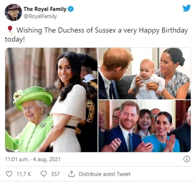 Meghan Markle a împlinit 40 de aniFoto: Getty Images