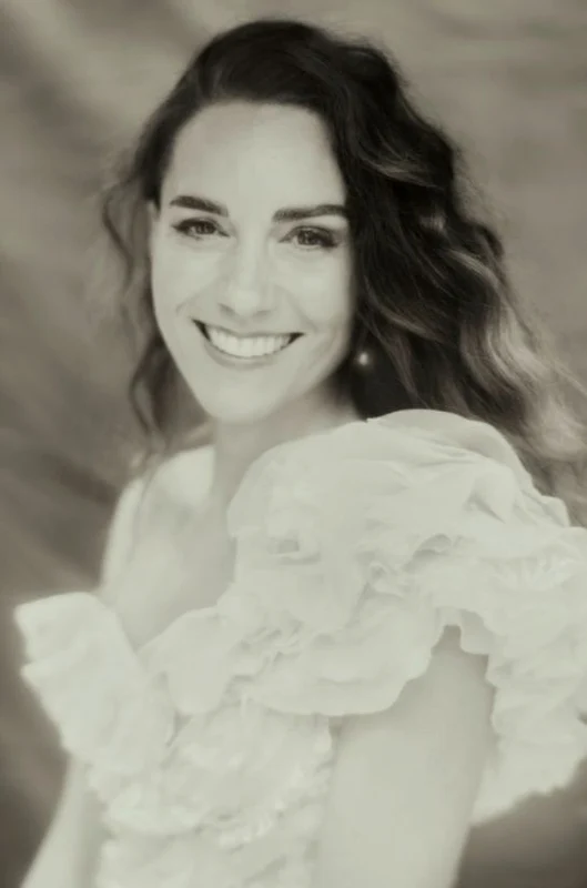 kate middleton portret alb negru jpg