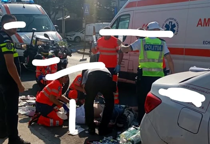 Un bărbat a făcut infarct în timpul examenului auto FOTO Facebook / Infotrafic 