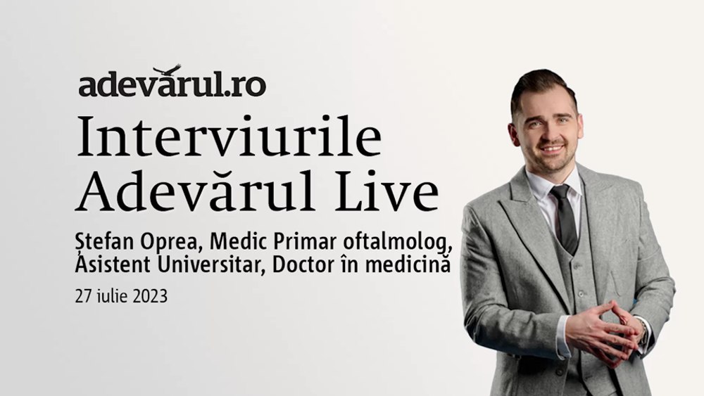 Cum ne protejăm ochii și care sunt problemele oculare din timpul verii. Explică Ștefan Oprea, Medic Primar oftalmolog