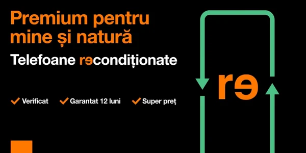 Campanie Orange cu  telefoane premium recondiţionate