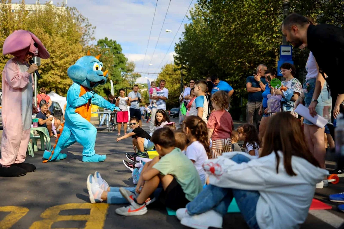 Imagine de la activitățile dedicate Zilei Copilului în București Foto GoKID